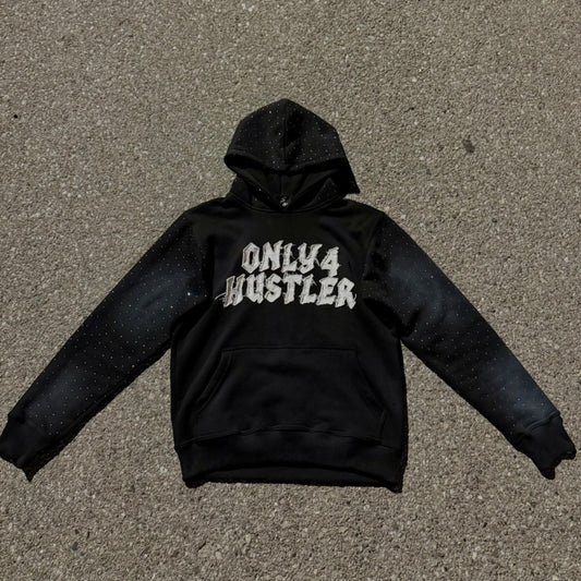 "O4H" BLACK HOODIE