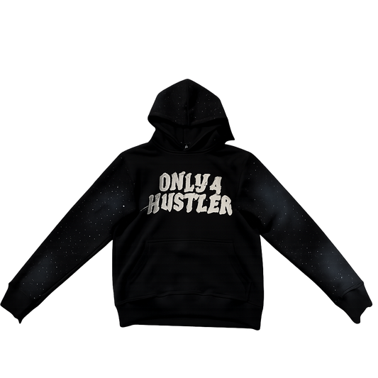 "O4H" BLACK HOODIE
