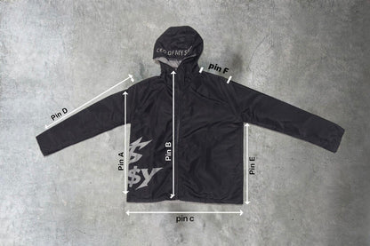 C€O OF MY $ELF - REVERSIBLE WINDBREAKER